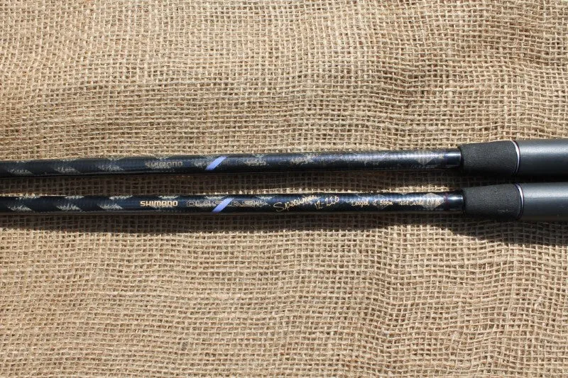 2 x Shimano Diaflash Old School Carp Fishing Rods. 12. 2.25lb T/C. 1990s. SALE!!!