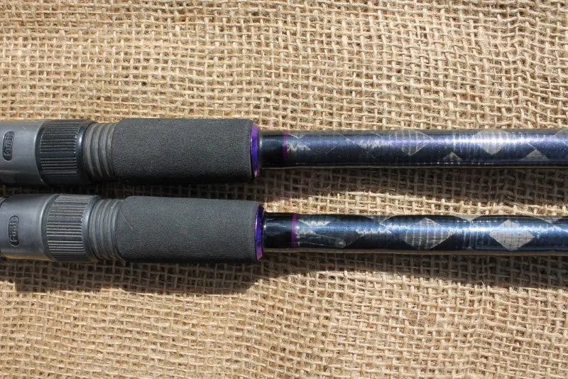2 x Shimano Diaflash Old School Carp Fishing Rods. 12. 2.25lb T/C. 1990s. SALE!!!