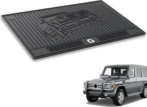 3W Cargo Liner Fit for 2019-2024 2025 Mercedes-Benz G Class/G500/G550/AMG G63 SUV TPE All Weather Custom Fit Trunk Mat, Black