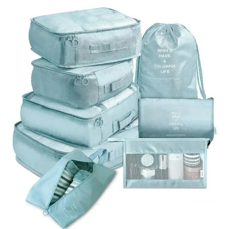 8 PC Compression Packing Cubes