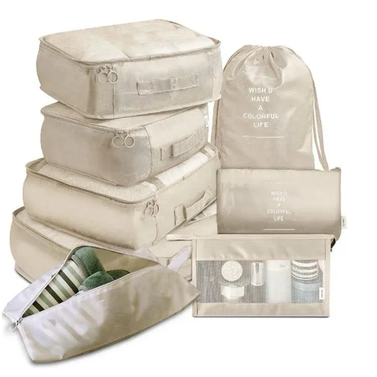 8 PC Compression Packing Cubes