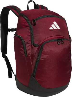adidas 5-Star 2.0 Backpack for Multi-Sport Practice, Travel and Game-Day, Team Collegiate Burgundy, One Size