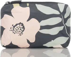 ALOHA Collection Mini Flora Pouch in Eve, Lightweight, Packable & Splash-Proof - Durable, Washable, & Reusable Makeup Pouch for Cosmetics. Keeps Essentials Organized. Easy to Clean. (6" x 3.75")