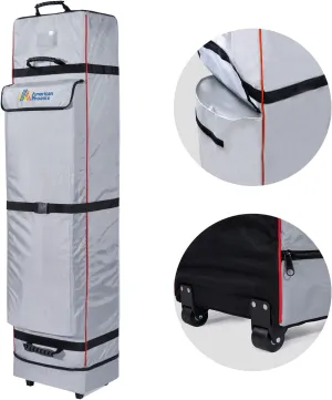 AMERICAN PHOENIX Canopy Wheel Carry Bag 62x10x10 Easy Storage Bag Pop Up Tent Rolling Bag for Canopy Tents Bag Portable and Heavy-Duty (Silver Gray-62x10x10)