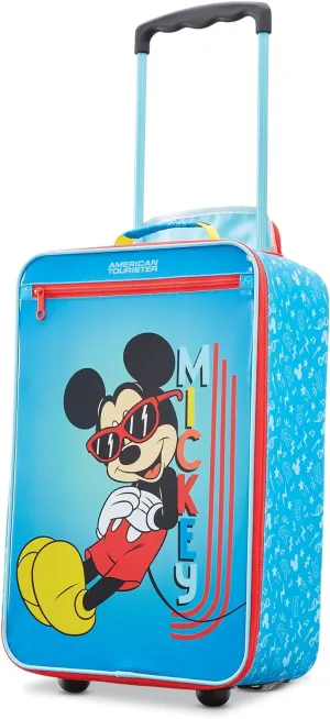 American Tourister Disney Softside Upright Luggage, Mickey, Carry-On 18-Inch
