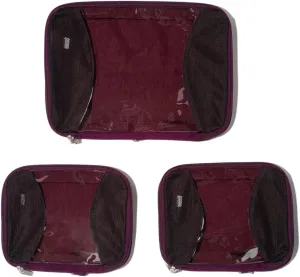 Baggallini Compression Cube 3-piece set - Lightweight Compression Packing Cubes for Travel