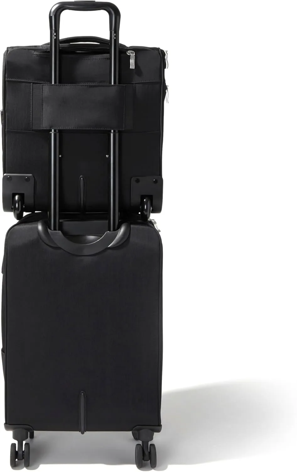 Baggallini Expandable Underseat Carry-On - Lightweight Travel Luggage Carry On Weekender with Wheels