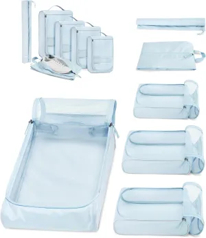 BAGSMART Packing Cubes for Travel, Compression Packing Cubes for Airplane Travel Essentials