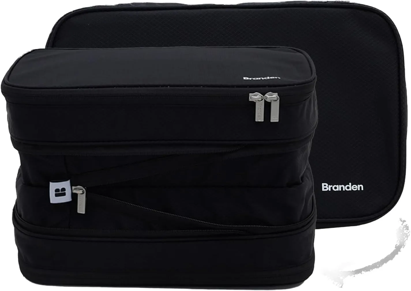 Branden Compression Packing Cube for Blanket, XX-Large, Black | Home Essentials l Compression Storage Bag for Bedding | Ultra Space Saving Self Compression Organizer
