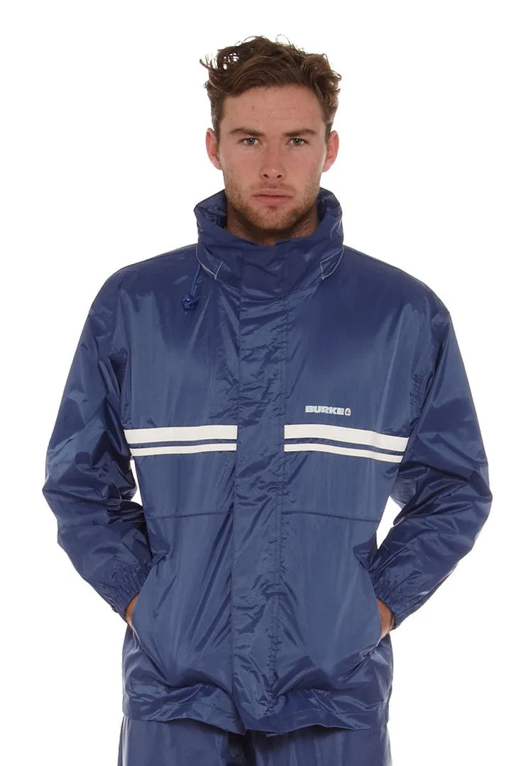 Burke Banks Jacket Blue/White