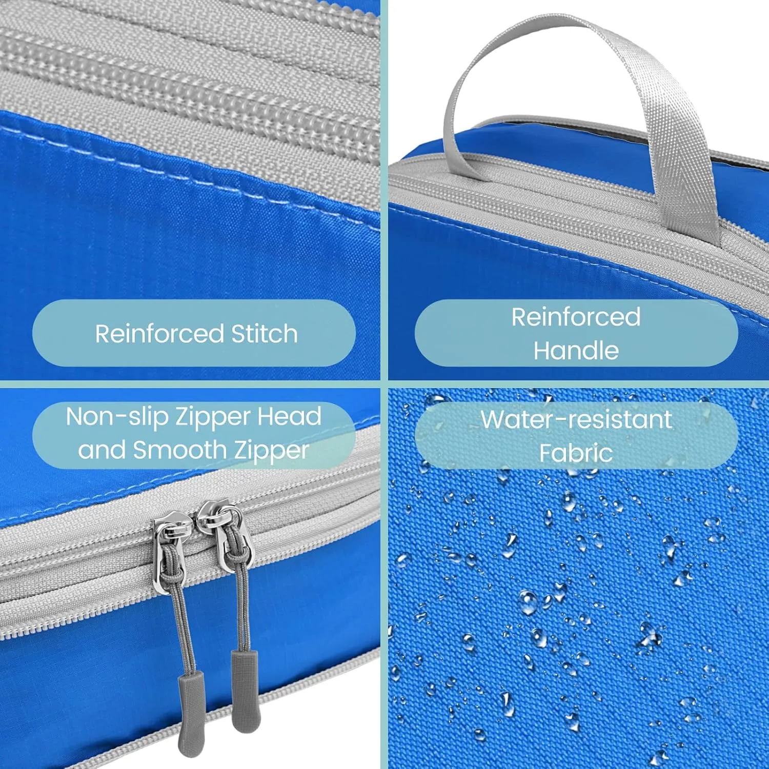 Cambond Compression Packing Cubes for Travel Women - Lightweight Luggage Organizers Bag Packing Cubes for Carry on Suitcases