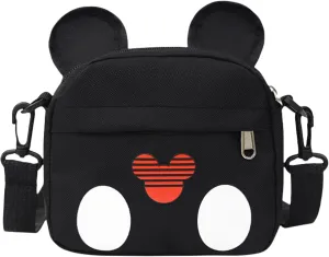 Cartoon Mouse Crossbody Bag Purses for Kids Boys Girls Shoulder Bag Cute Polka Dots Small Handbag