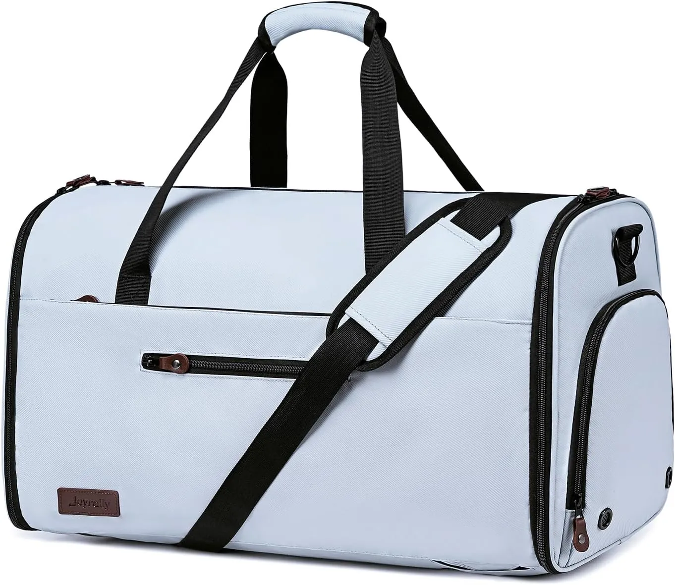 Convertible Garment Bags for Travel, 2 in 1 Garment Duffle Bag for Men Women, Waterproof Carry on Garment Bag with Shoe Compartment and Shoulder Strap, Foldable Travel Suit Bag for Hanging Clothes