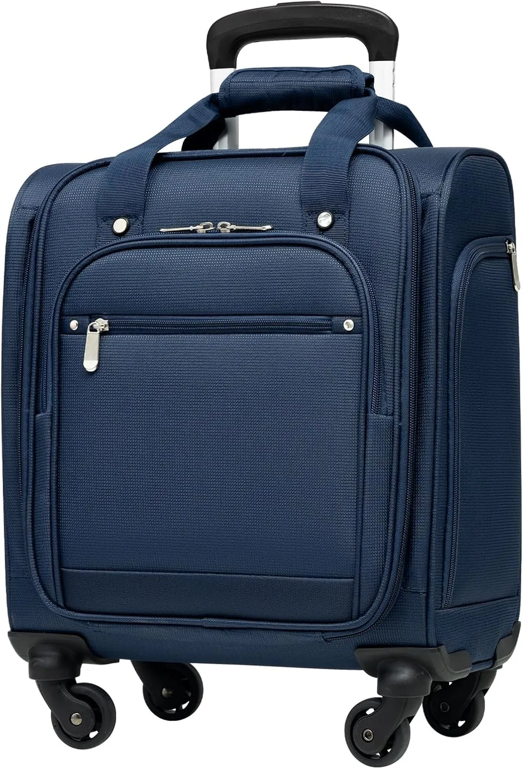Coolife Underseat Carry On Luggage Softside Lightweight Rolling Travel Bag Spinner Suitcase