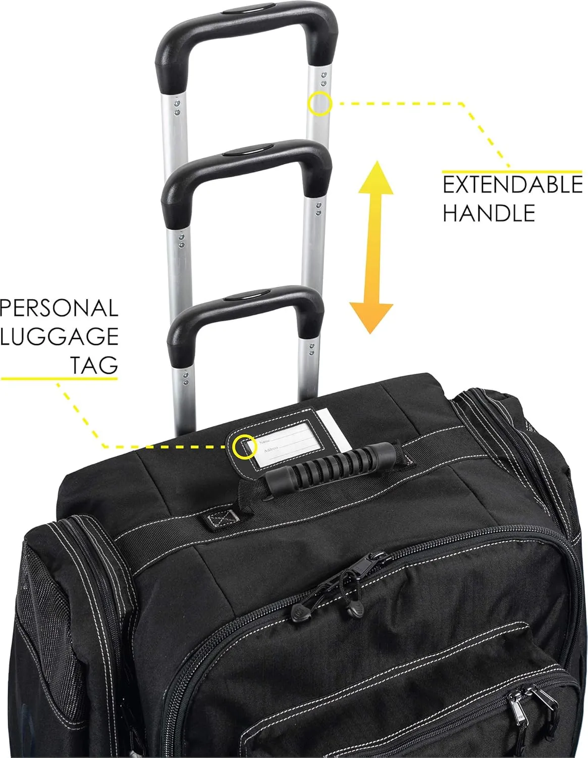 Cressi Strong Large Capacity Roller Luggage Bag 115L with Backpack Straps - Moby 5 designed in Italy