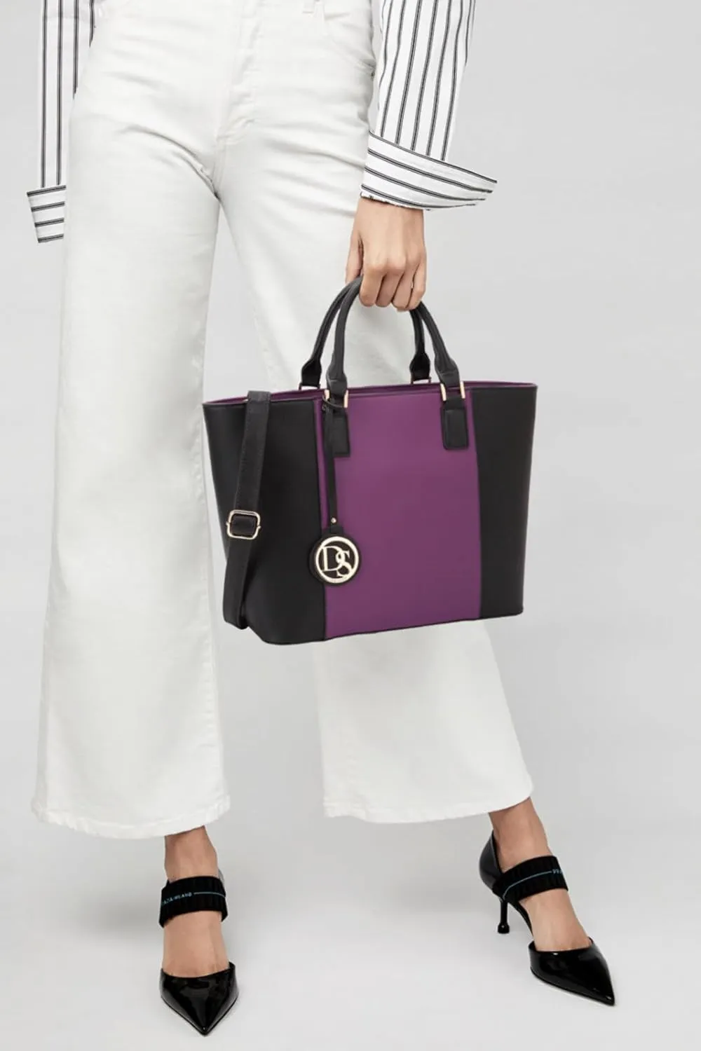 Dasein Satchel Purse Handbag for Women Large Shoulder Work Tote Bag With Matching Wallet