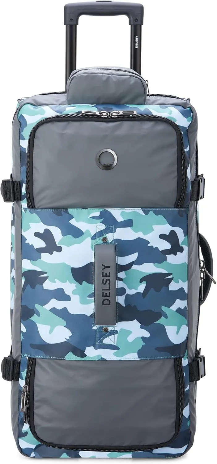 DELSEY Paris Raspail 28 Inch Rolling Wheeled Duffle Bag, Camo