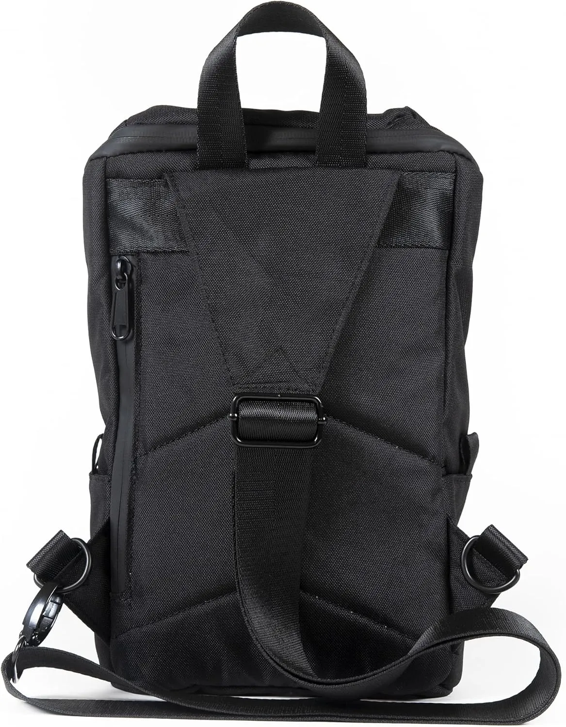 DIME BAGS - Don with Lock - Carbon Filter Sling Backpack - Crossbody Bag (Black)