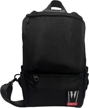 DIME BAGS - Don with Lock - Carbon Filter Sling Backpack - Crossbody Bag (Black)