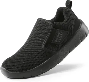 DREAM PAIRS Boys Girls Shoes Kids Slip on Tennis EZ-Ons MightyMovers Running Athletic Barefoot Zero Drop Sports Sneakers