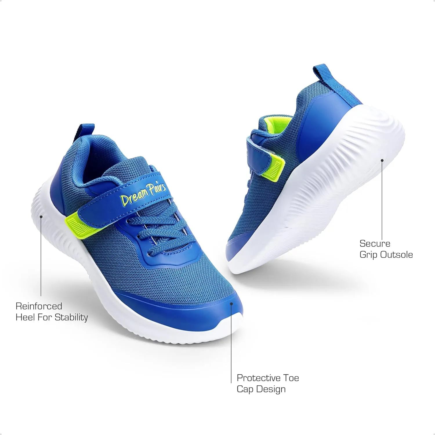 DREAM PAIRS Boys Girls Shoes Kids Tennis EZ-Ons BreezeRunners Running Sneakers