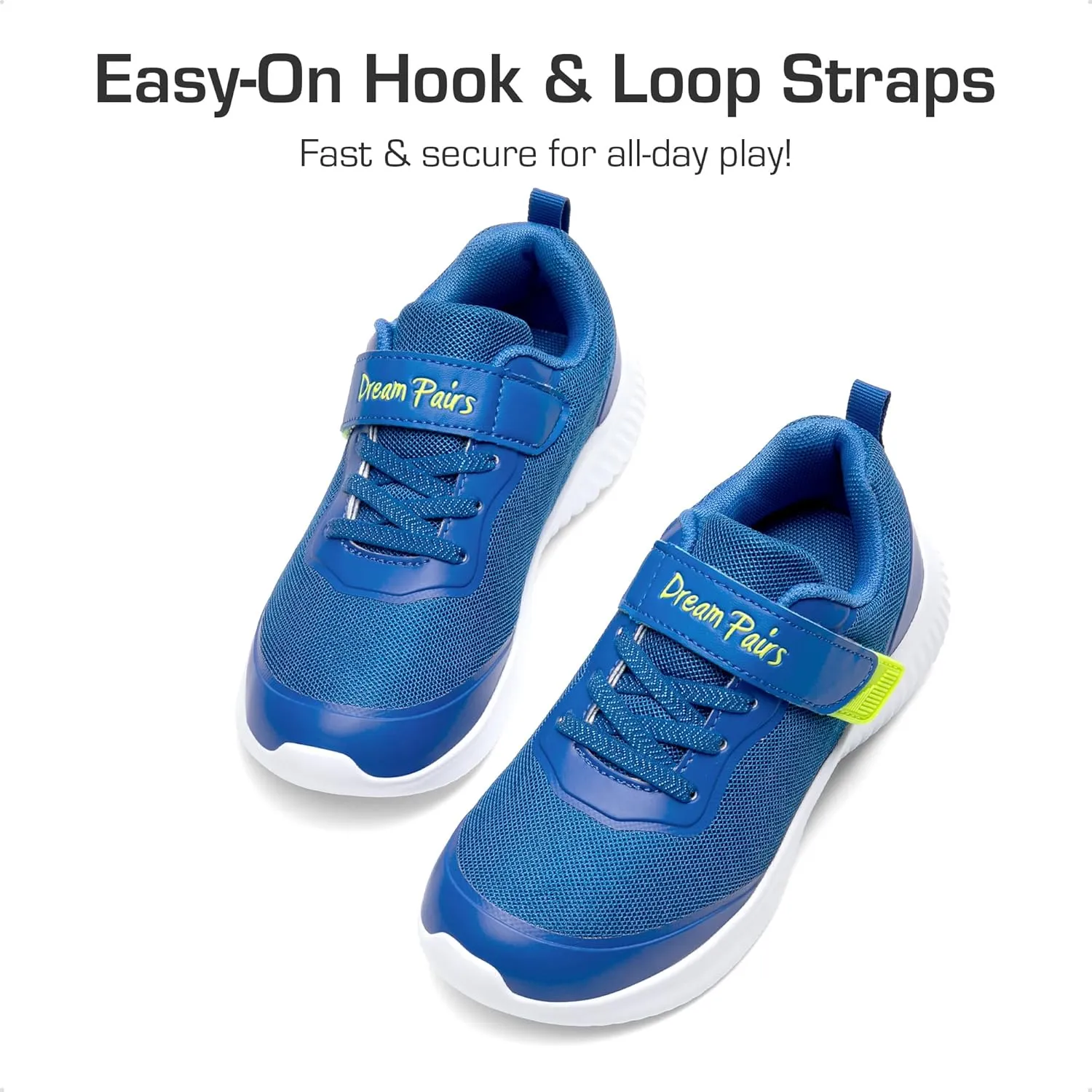 DREAM PAIRS Boys Girls Shoes Kids Tennis EZ-Ons BreezeRunners Running Sneakers