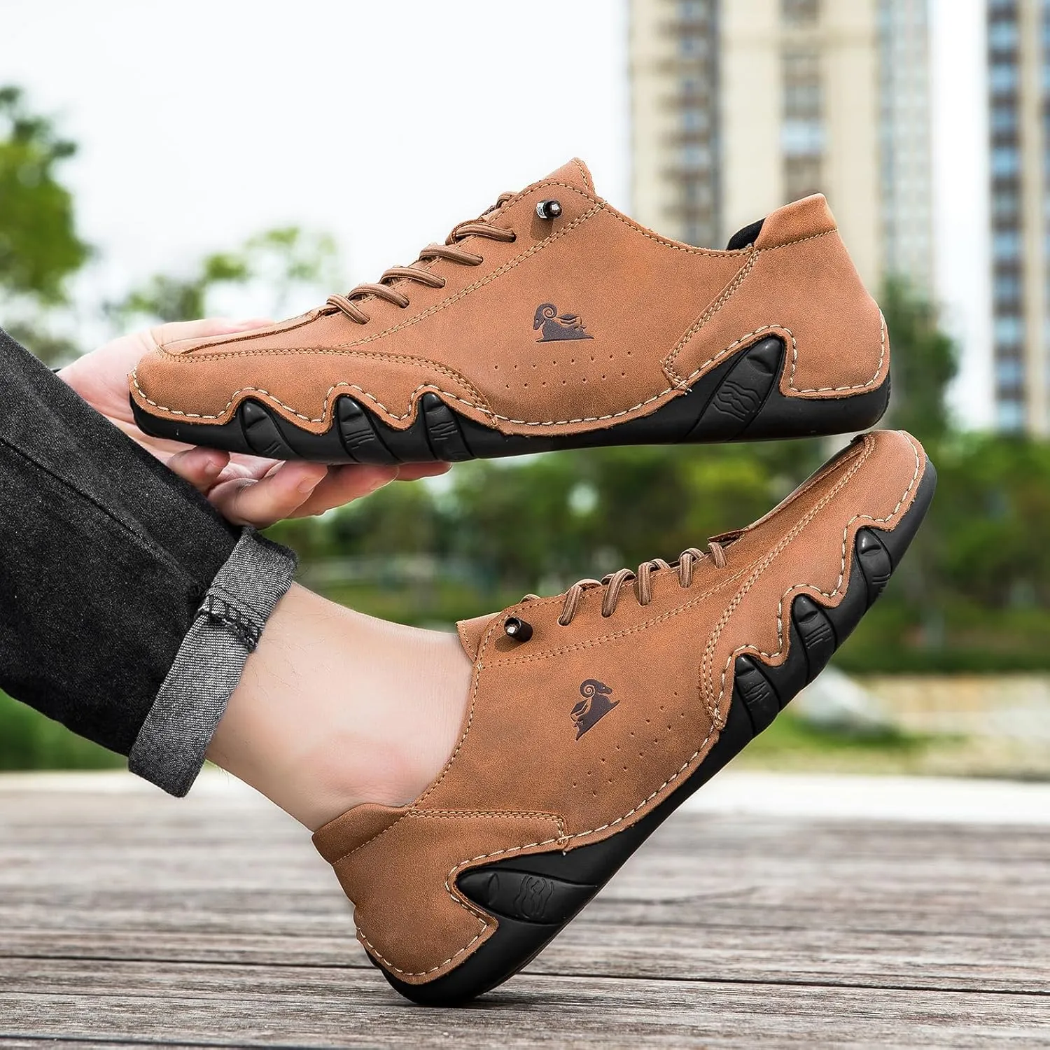 Driving Shoes for Men Beck Shoes Mens Shoes Casual Slip Ons Mens Fashion Shoes Comfort Handmade Chukka Dress Walking Shoes