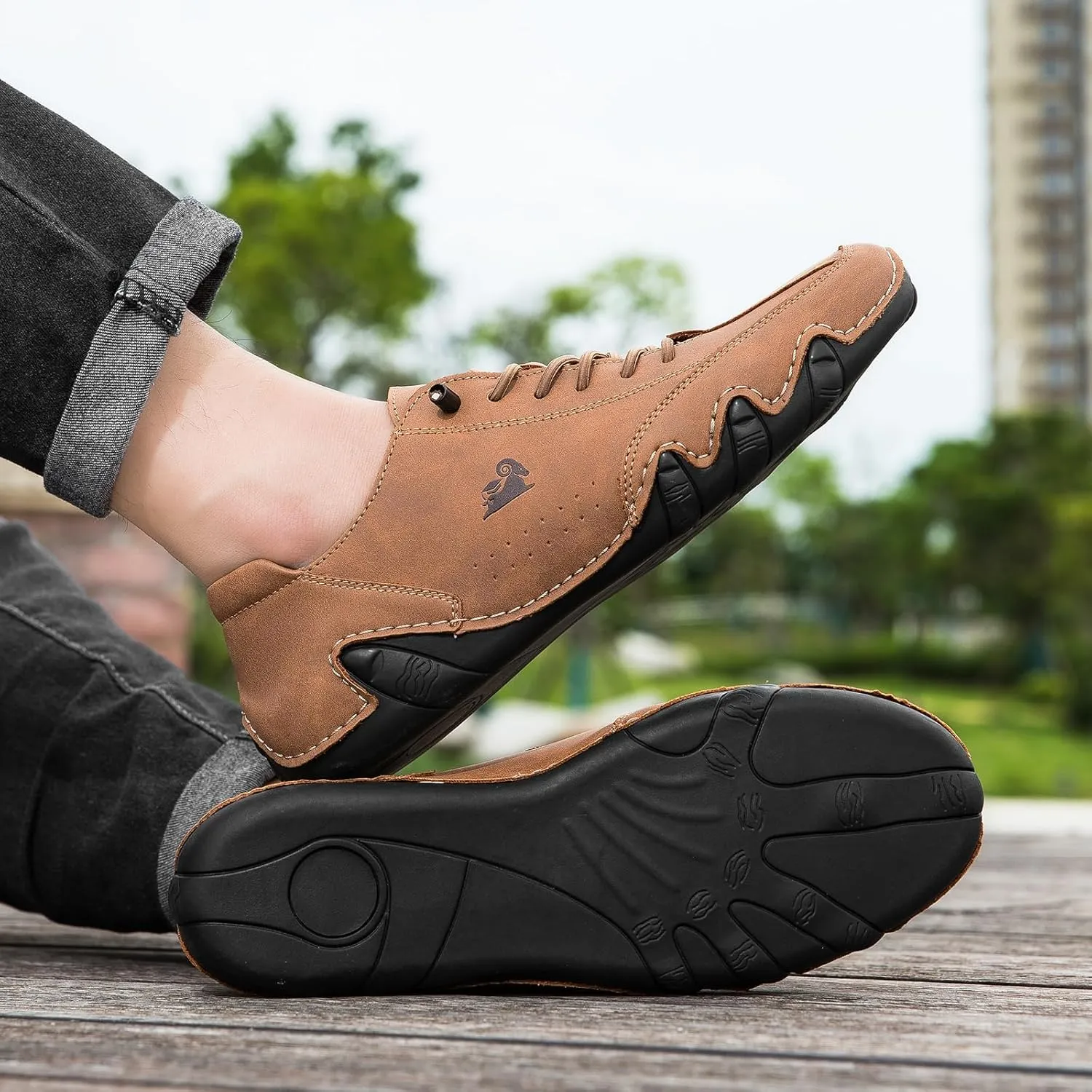 Driving Shoes for Men Beck Shoes Mens Shoes Casual Slip Ons Mens Fashion Shoes Comfort Handmade Chukka Dress Walking Shoes