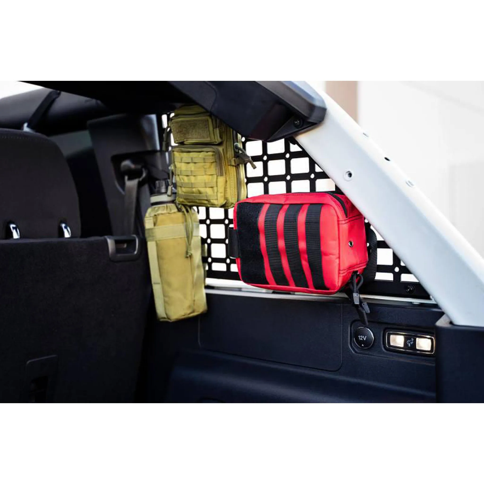 DV8 Offroad Rear Window Molle Panels  for 2021  Ford Bronco | dveMPBR-01