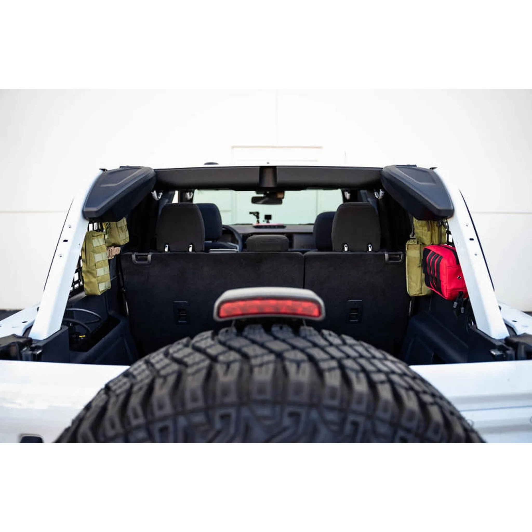 DV8 Offroad Rear Window Molle Panels  for 2021  Ford Bronco | dveMPBR-01