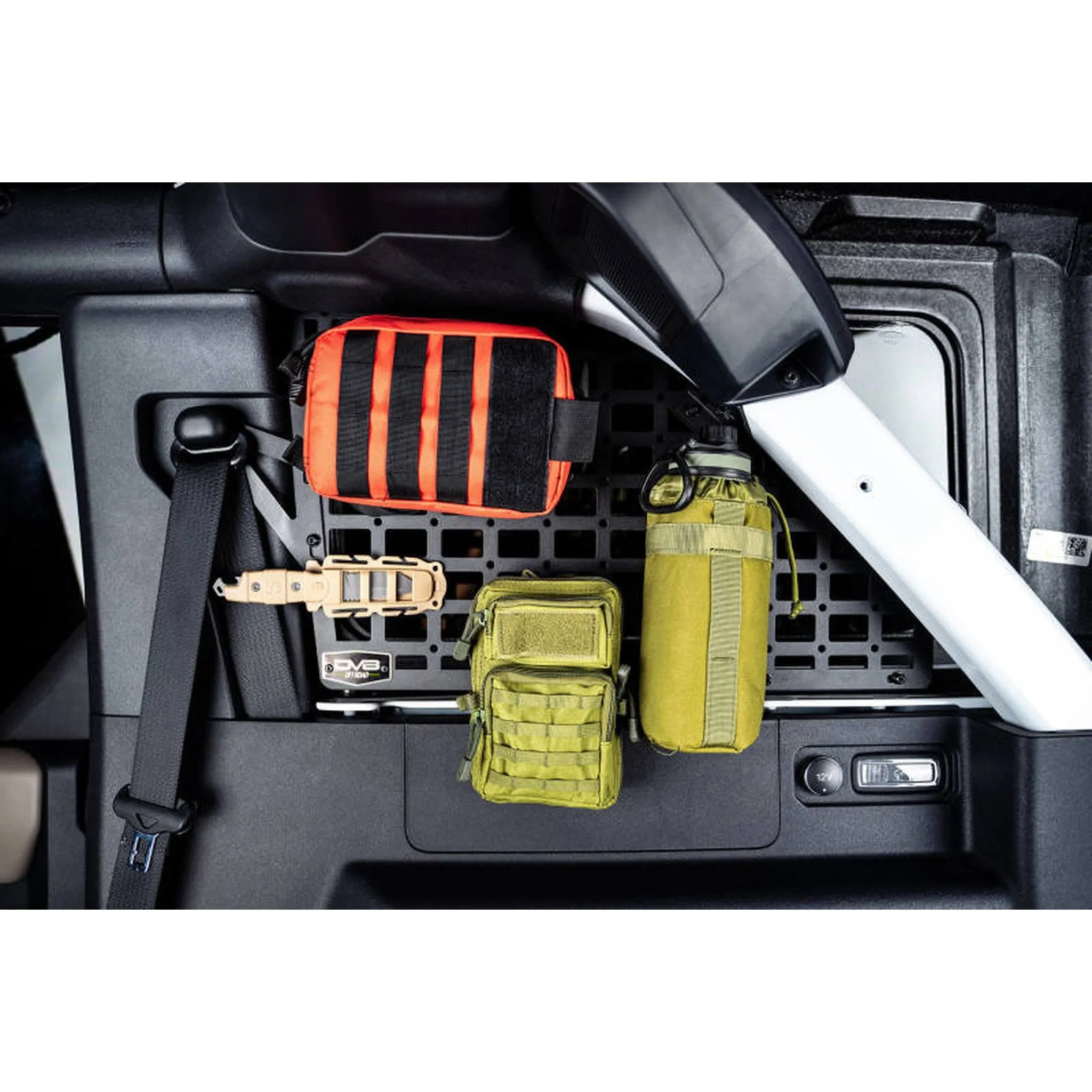 DV8 Offroad Rear Window Molle Panels  for 2021  Ford Bronco | dveMPBR-01