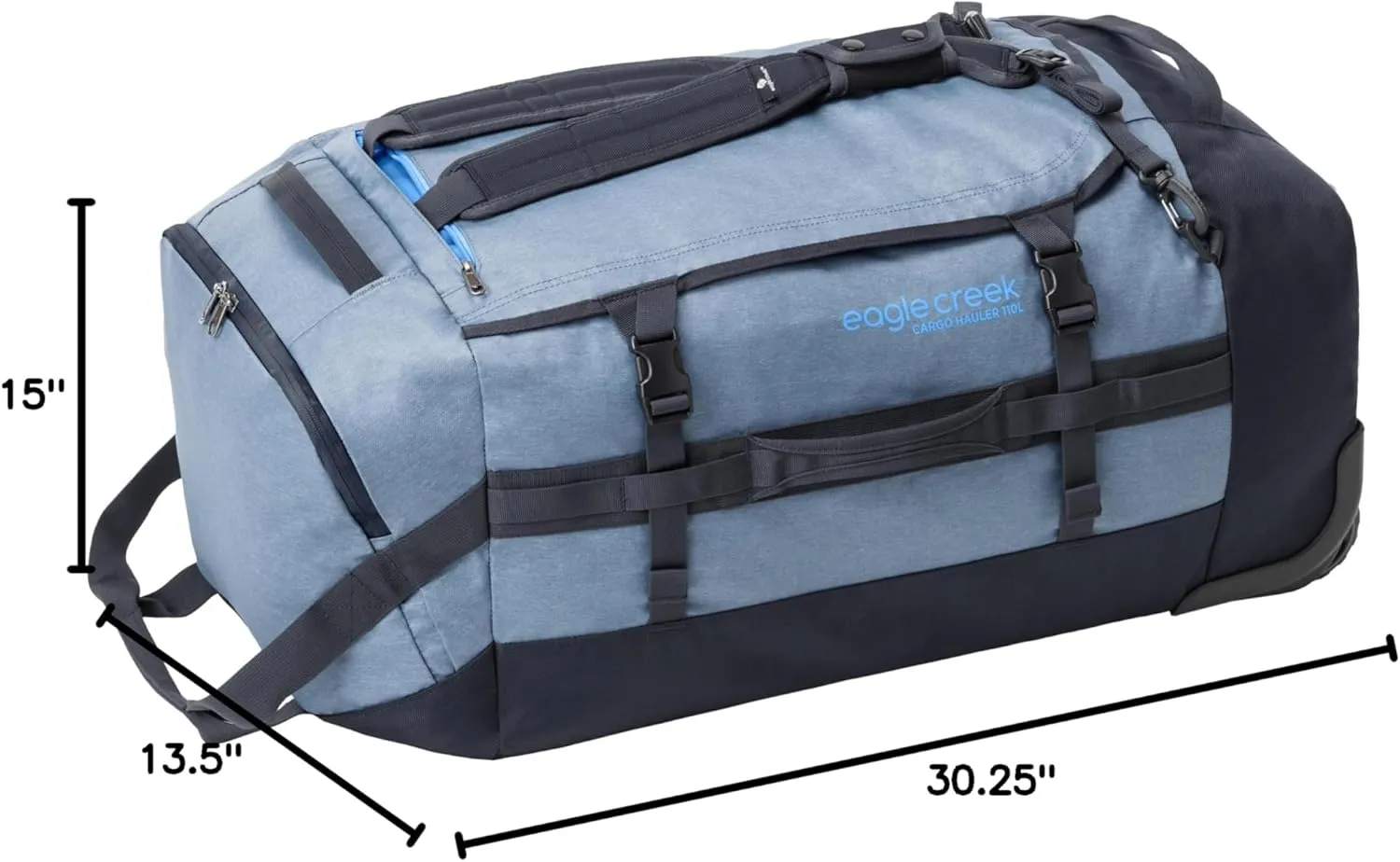 eagle creek Cargo Hauler Wheeled Duffel 110L Glacier Blue