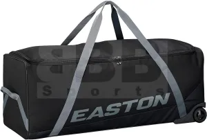 Easton | TEAM EQUIPMENT WHEELED BAG | Baseball & Fastpitch Softball | Black