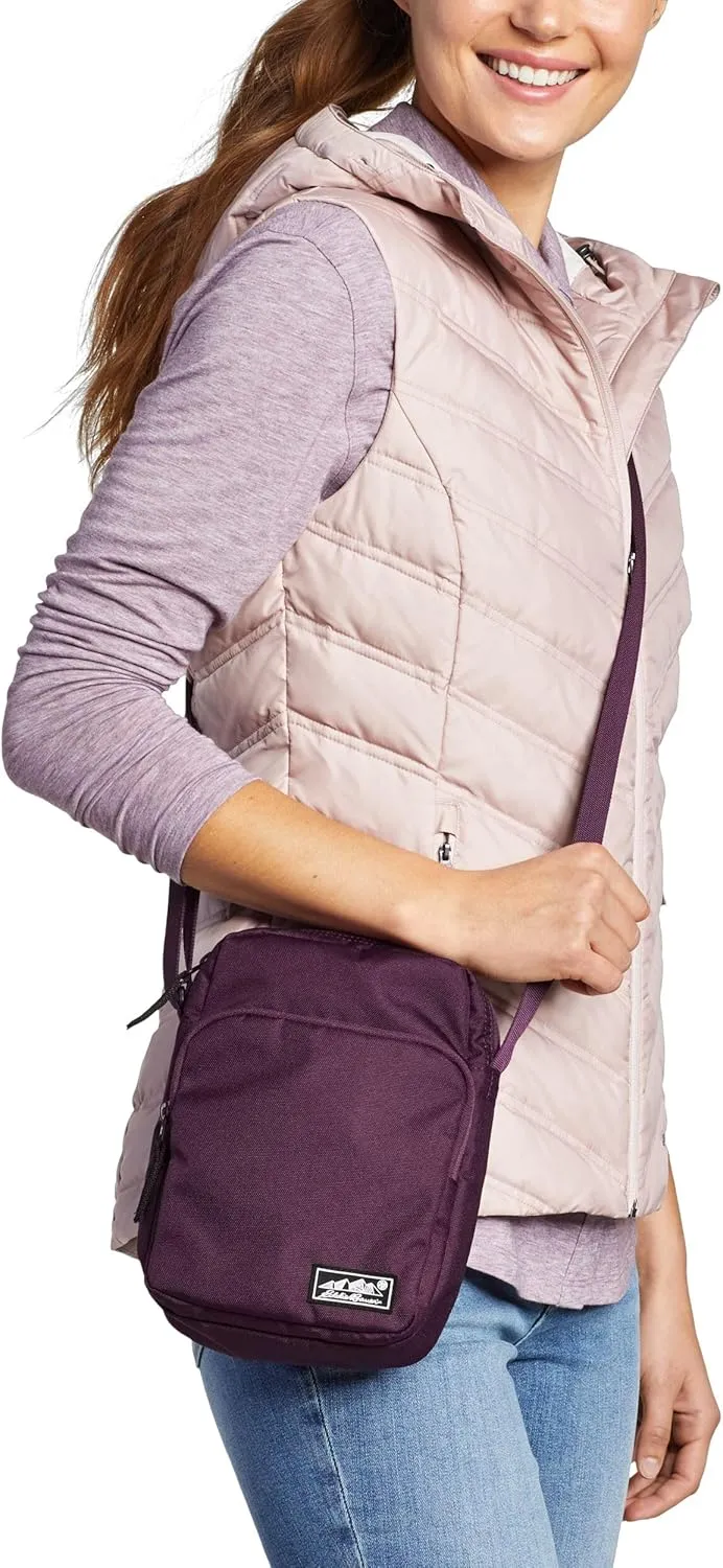 Eddie Bauer Jasper Crossbody Bag | Everyday Carry | Lightweight | Travel | Adjustable | 3L, Clover