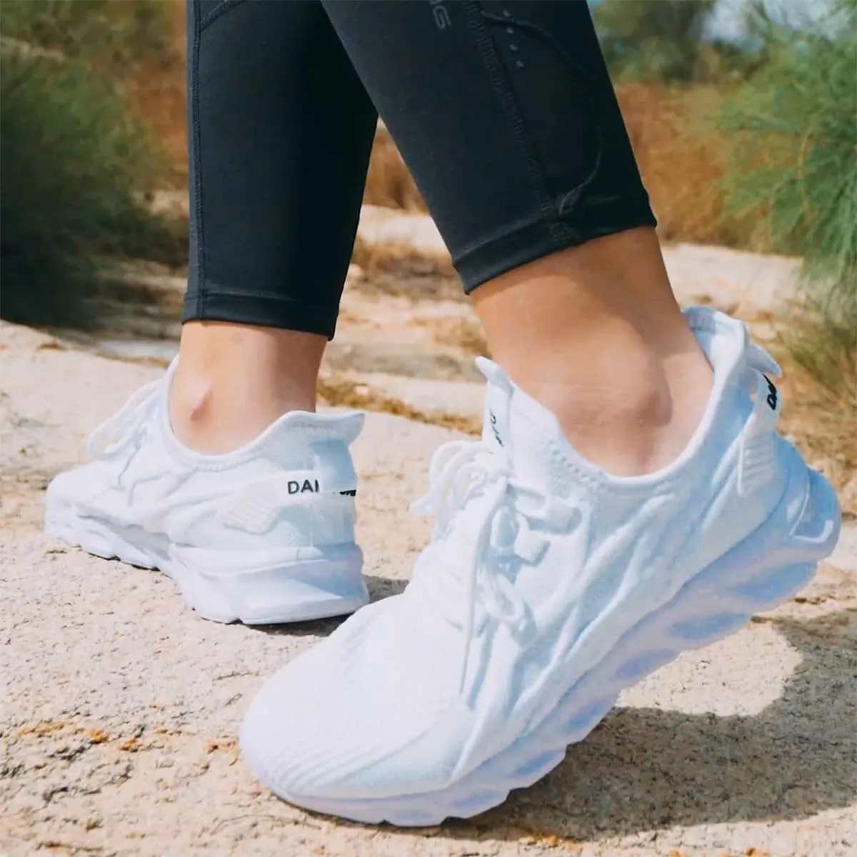 EGMPDA Womens Walking Shoes Slip On Tennis Athletic Runnings Sneakers Casual Fashion Lightweight for Work Travel Gym Sports