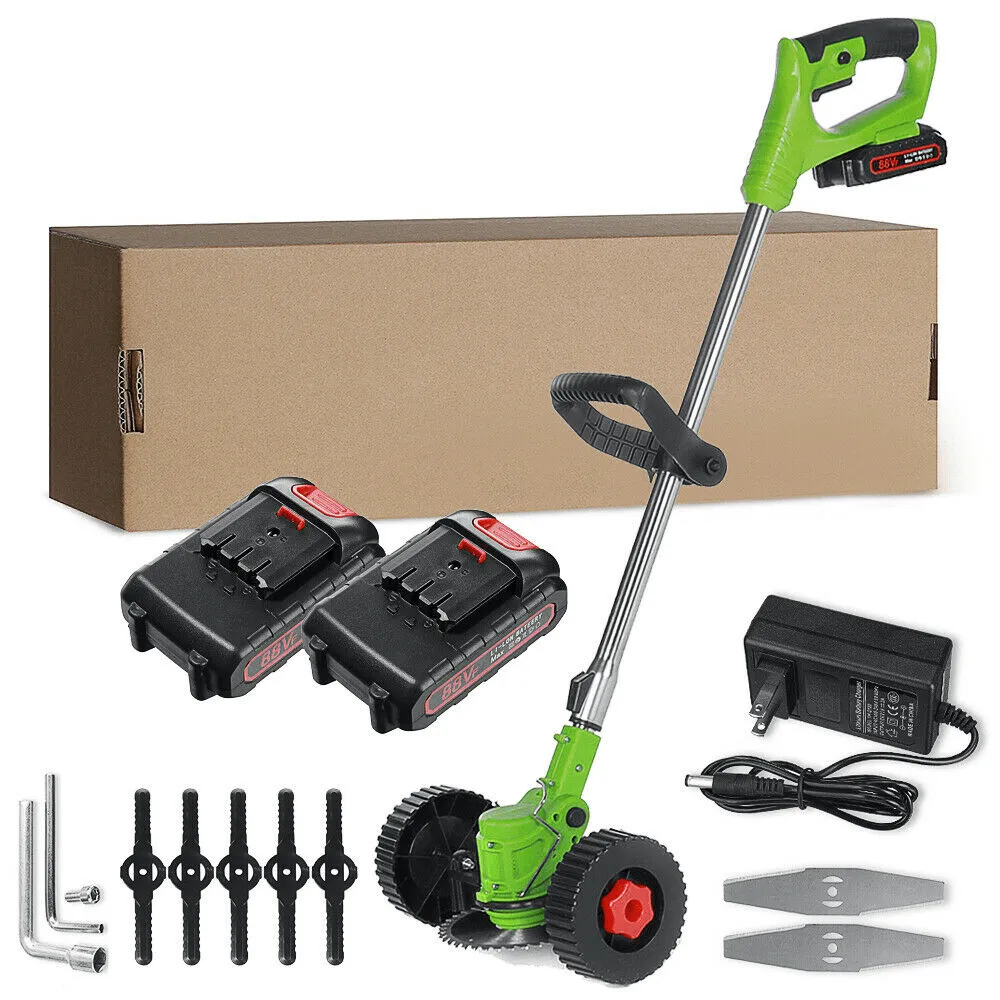 Electric Cordless Lawn Grass Weed Wacker Edge Trimmer