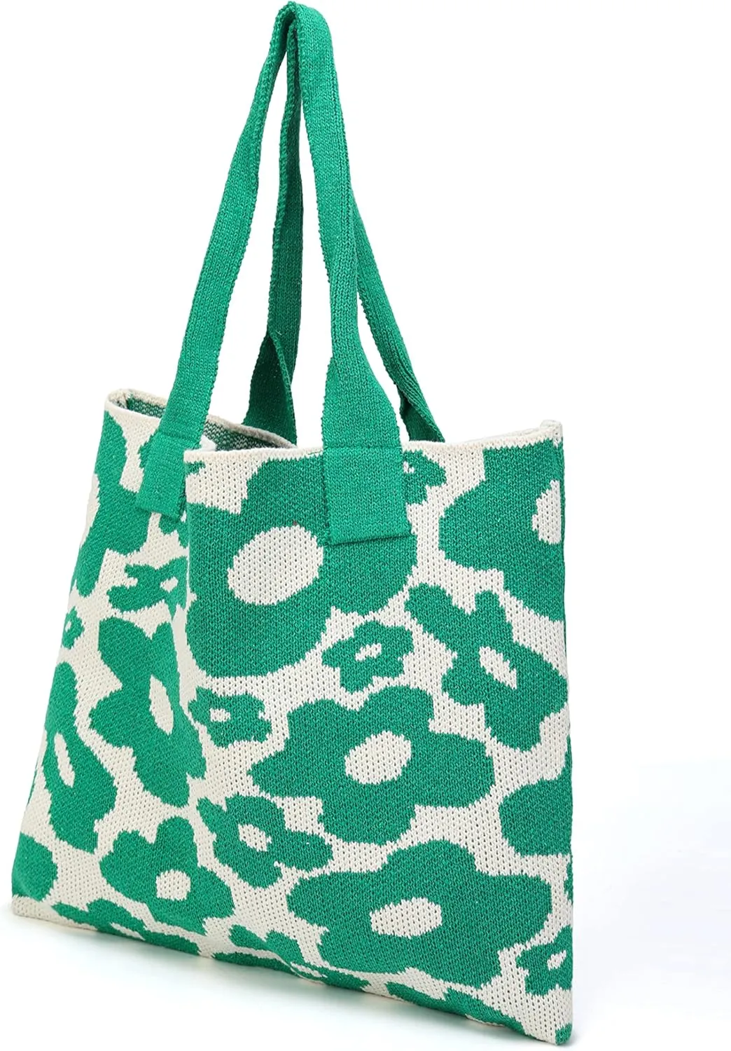 ENBEI Women's tote bags aesthetic Shoulder Handbags Hand crocheted Bags large Shoulder Shopping Bag large satchel cute Bag