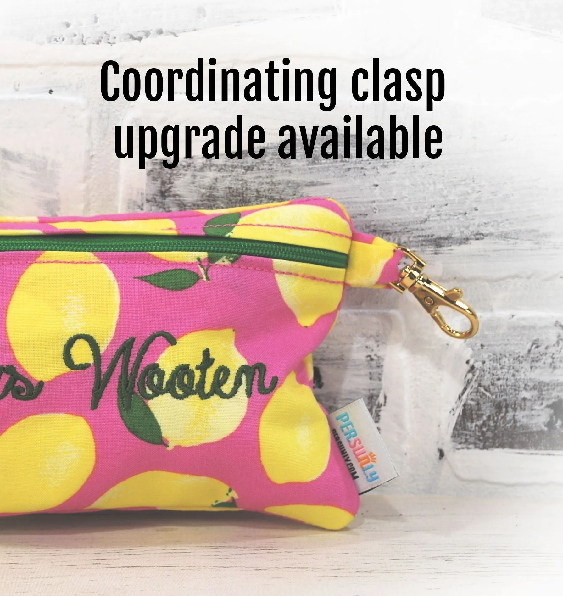 Farmhouse Chicken and Eggs Personalized Reusable Zippered Bag
