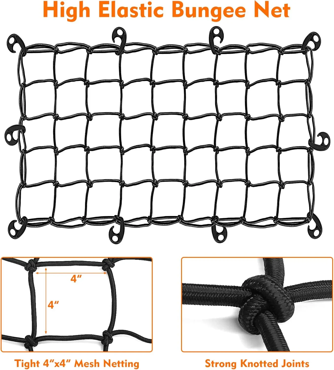 FIVKLEMNZ Car Rooftop Cargo Carrier Roof Bag Waterproof for All Top of Vehicle with/Without Rack Includes Topper Anti-Slip Mat   Reinforced Straps   6 Door Hooks   Luggage Lock