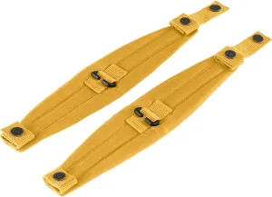Fjällräven Kånken Shoulder Pads - Shoulder Pads - Polyester Fabric - Extra Padding - Press Buttons at Top Ochre One Size One Size