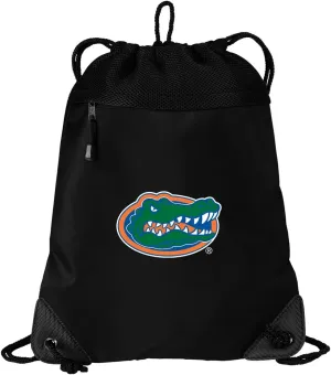 Florida Gators Drawstring Bag University of Florida Cinch Pack Backpack UNIQUE MESH & MICROFIBER