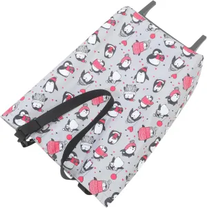 Foldable Wheeled Tote Bag for Groceries Compact Shopping Cart with Smooth Rolling Wheels Portable Design for Easy Maneuverability for Shopping and Travel