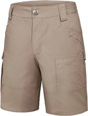 FREE SOLDIER Men's Hiking Tactical Cargo Shorts Multiple Pockets Waterproof Shorts Outdoor Fishing Camping Shorts