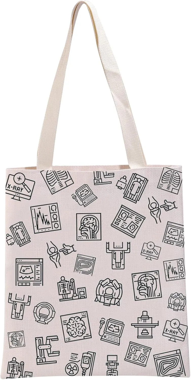 G2TUP X-Ray Technologist Appreciation Gift X-Ray Technician Tote Bag Radiology Graduation Handbag Technician Radiologist Gift
