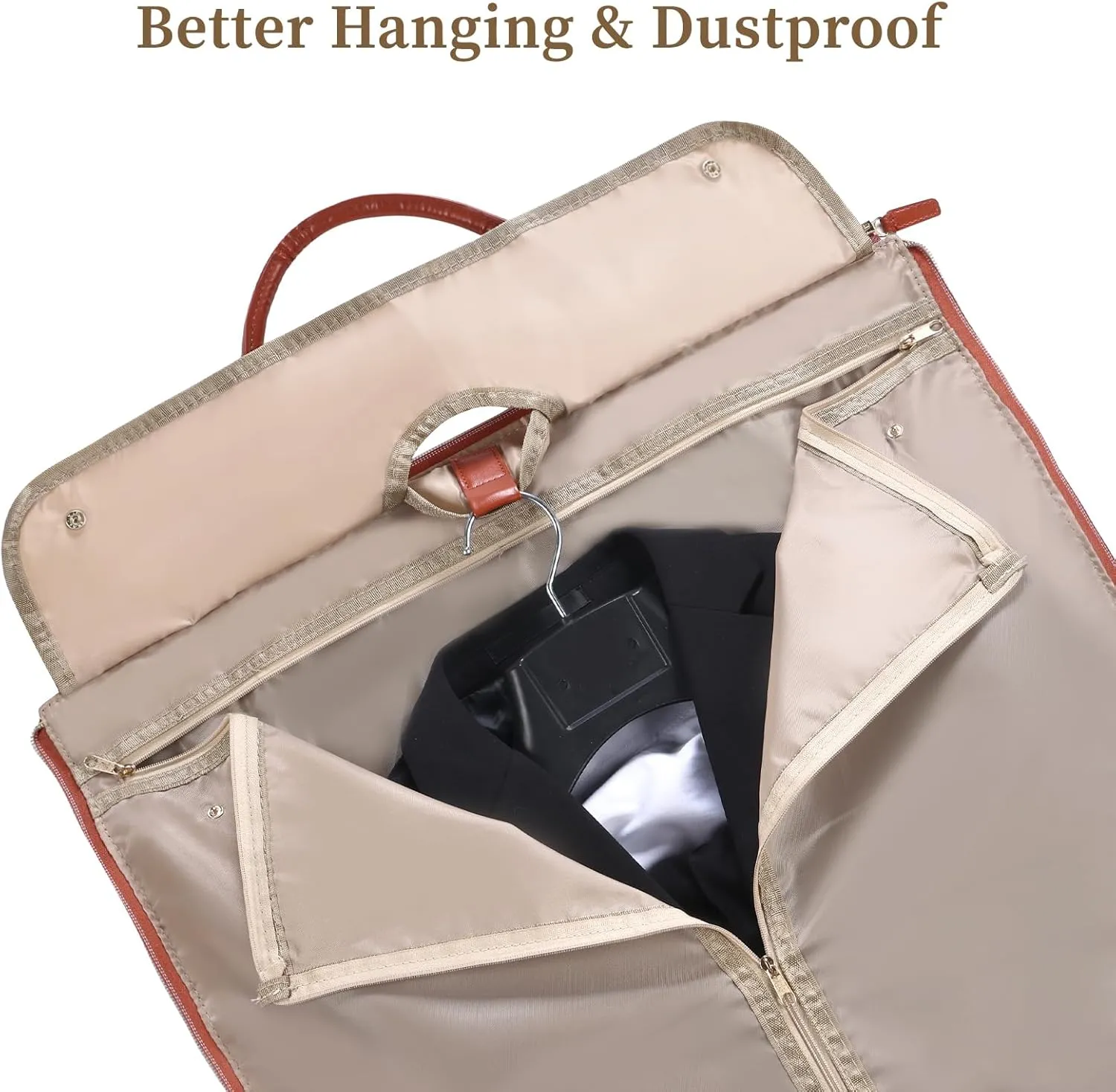 Garment Bags for Travel Duffle, Waterproof Duffle Garment Bag for Travel, 2 in 1 Hanging Suitcase Suit Travel Bags, Garment Bag Duffle Bag Combo, Garment Duffel Bag, Pink Garment Bags for Travel