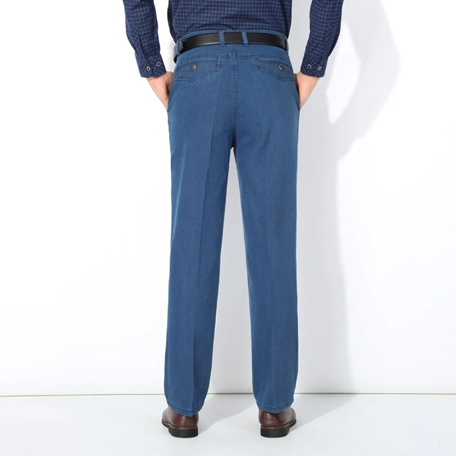 GIERIDUC Men's Casual Linen Pants Elastic Waist Drawstring Yoga Beach Pants Lightweight Loose Fit Hippie Trouser with Pockets