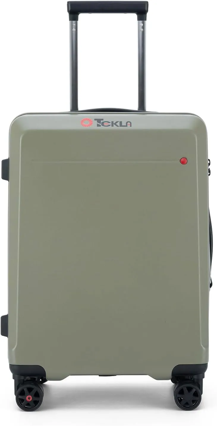 Hardshell Expandable Carry On Luggage with Spinner Wheels 20in 26in Carry On (Sage Green, Carry-On 20-Inch)