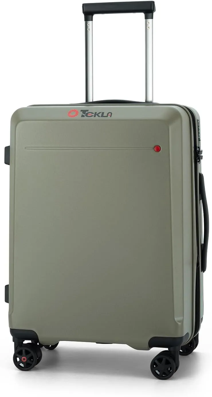 Hardshell Expandable Carry On Luggage with Spinner Wheels 20in 26in Carry On (Sage Green, Carry-On 20-Inch)
