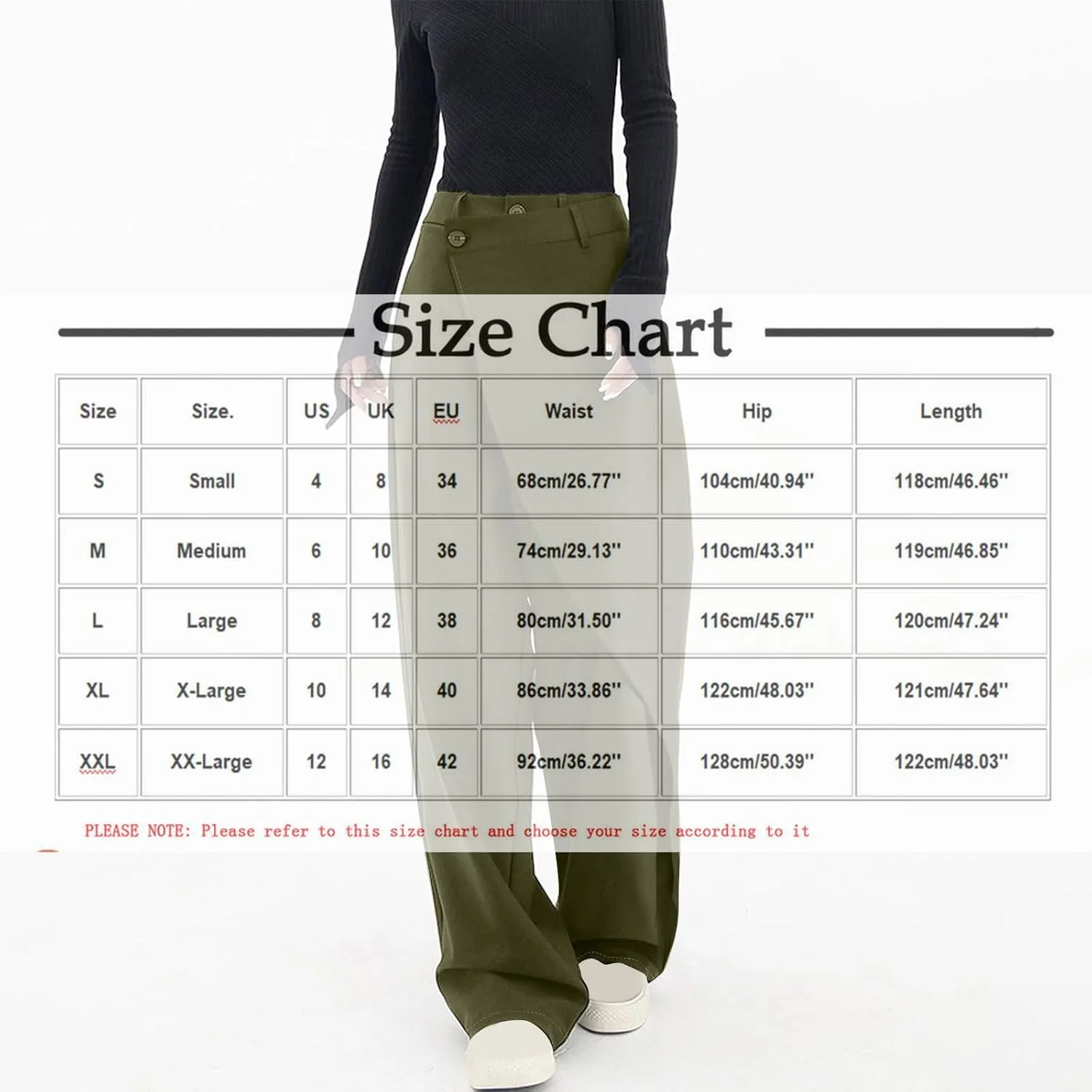 HGps8w Asymmetrical Dress Pants for Women High Waisted Chic Irregular Tailored Design Business Casual Long Work Trousers