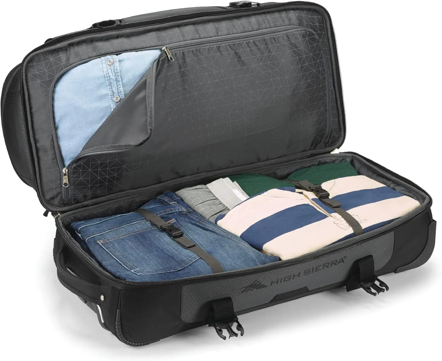 High Sierra Travel Bag, Mercury/Black, 34”